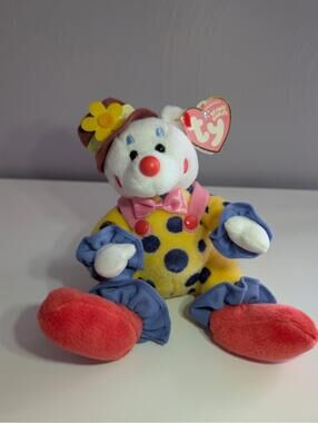 Ty Beanie Babies Juggles The Clown 2004 Original Beanie Babies with Tags